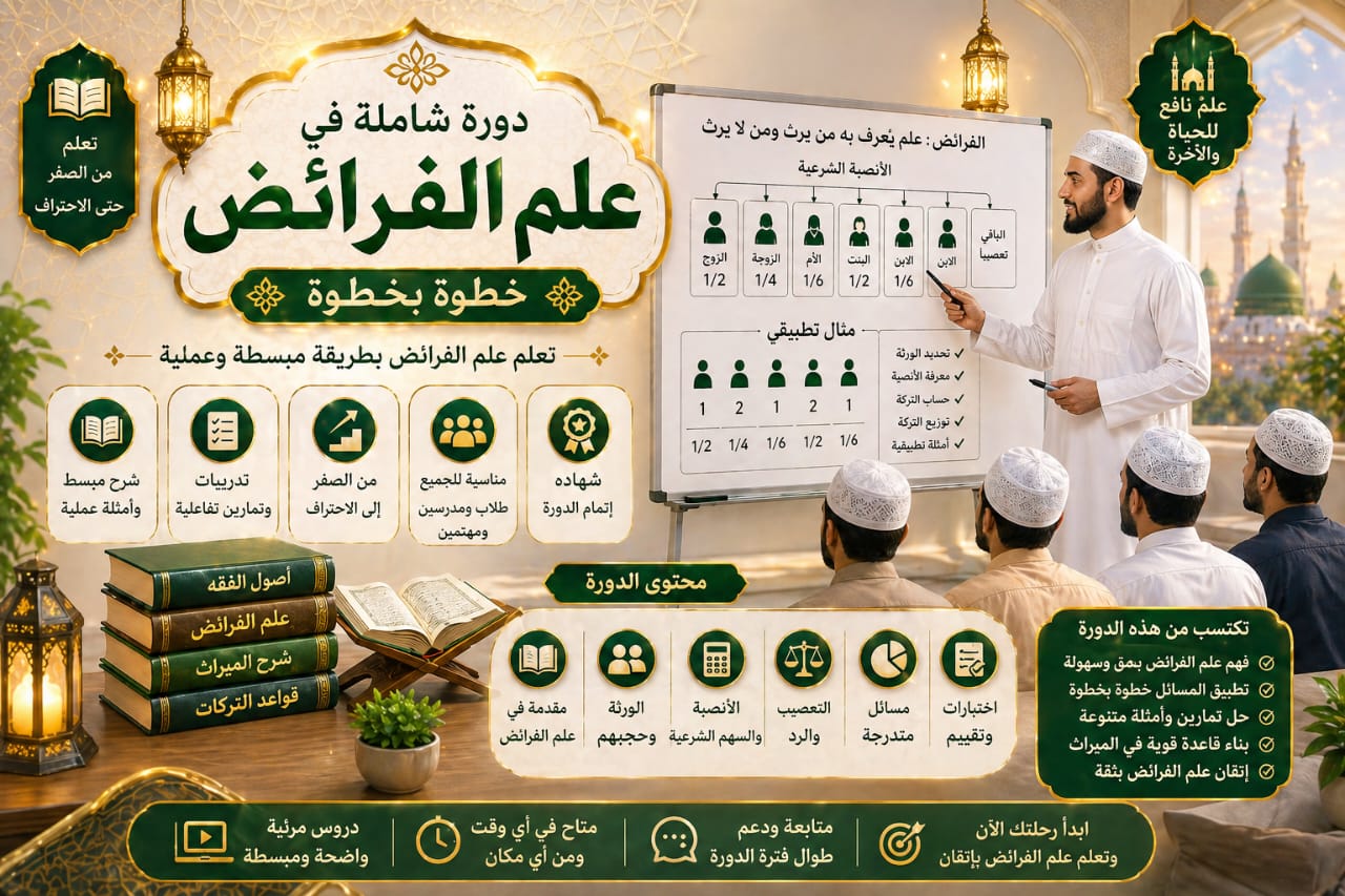2 دورة شاملة في علم الفرائض خطوة بخطوة